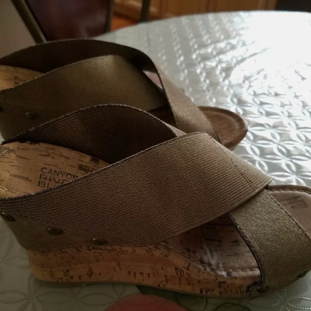 Women's  Canyon River Blue Wedge Shoes
